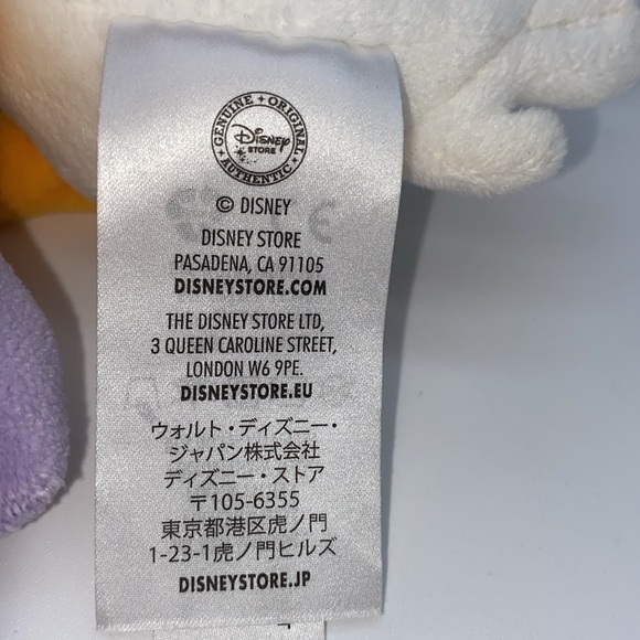 Disney Store Mickey Mouse & Friends Daisy Duck Plush Stuffed Animal 9” Purple - Picture 4 of 9
